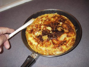 Tortilla Espanola almost ready
