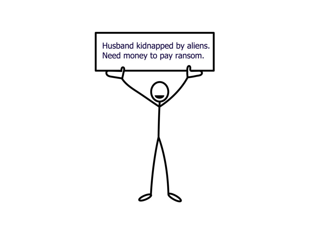 husband kidnapped by aliens