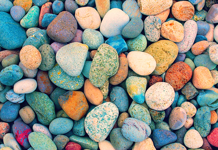 colorful rocks