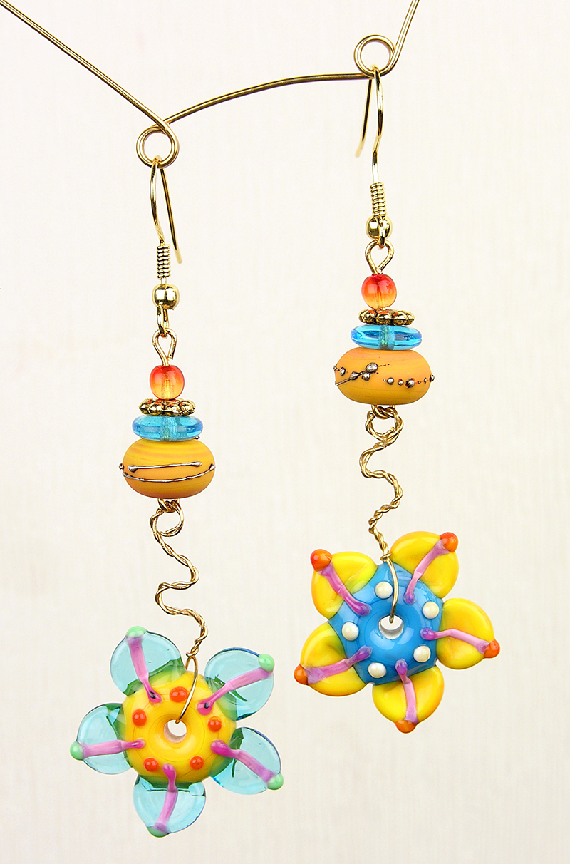 Flower power earrings